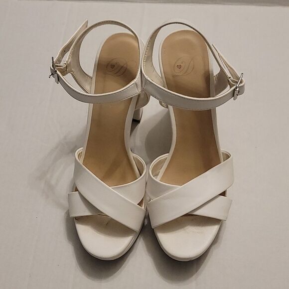 DELICIOUS CRISS-CROS BLOCK HEEL PLATFORM OPEN TOE PLATFORM ESPADRILLE SANDAL R3 - Picture 2 of 16